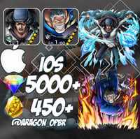حساب اوكيجي + غارب / +5000 / +450 / للأيفون فقط