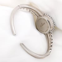 ساعة نسائية مصاغة من الفضة عيار 925