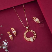 طقم مطلي تصميم السلسله