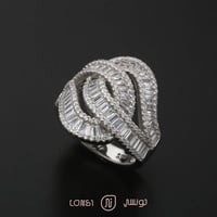 خاتم فخم فضة عيار 925