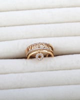 خاتم مطلي تصميم مميز