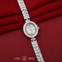 ساعة نسائية فضة عيار 925