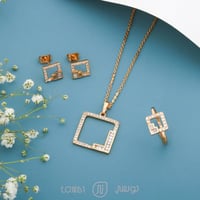 طقم زركون تصميم ألماس