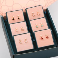 بوكس توزيعات حلق 6 قطع