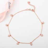 خلخال ناعم فضة عيار 925 7