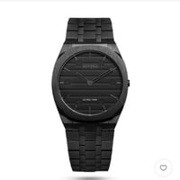 ساعة رجاليه ستيل بلون فضي