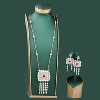 طقم كويتي بسلسال طويل