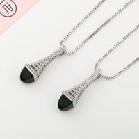 سلسال زركون مميز مطلي