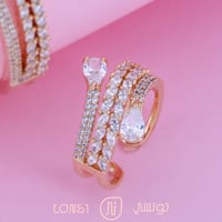 اسوارة وخاتم فخمة ذهبية