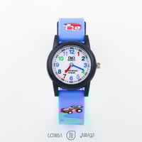 ساعة أطفال من الربل بلون ازرق
