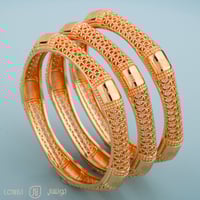 6 بناجر مطليه تصميم ذهب