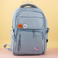 حقيبة مدرسية عملية كلاسيكية سماوي