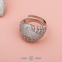 طقم فخم مصاغ من الفضة عيار 925