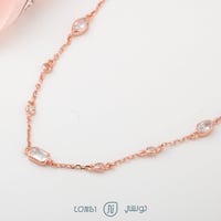 تشوكر روز فضة عيار 925