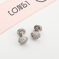 حلق زركون تصميم مميز