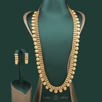 طقم مطلي سلسال كبير