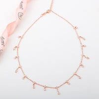 تشوكر روز فضة عيار 925