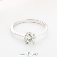 خاتم موزنايت فضة عيار 925