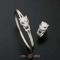 اسوارة وخاتم فاخرة فضة عيار 925