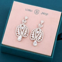 حلق فخم فضة عيار 925