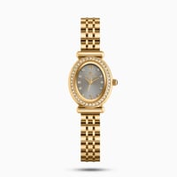 ساعة نسائيه بسير ذهبي