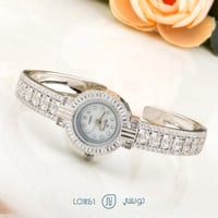 ساعة نسائية مصاغة من الفضة عيار 925