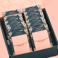 بوكس توزيعات أساور 6 قطع