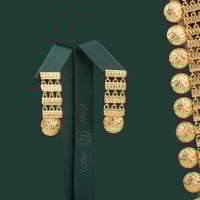 طقم مطلي سلسال صغير