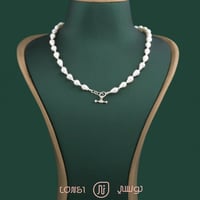عقد لؤلؤ فضة عيار 925