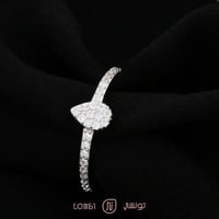 خاتم ناعم فضة عيار 925