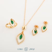 طقم مطلي تصميم ذهب