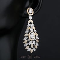 حلق فخم تصميم ألماس