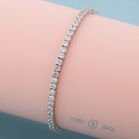 اسوارة تنس فضة عيار 925