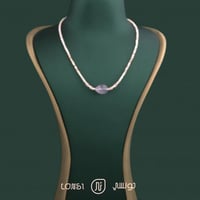 عقد اوبال فضة عيار 925