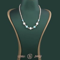 عقد اوبال فضة عيار 925