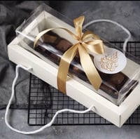 بوكس حلويات بغطاء شفاف مرتفع