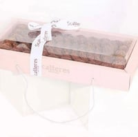 بوكس حلويات بغطاء شفاف مرتفع