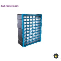 صندوق تخزين بلاستيكي للمكونات الإلكترونية والأدوات...