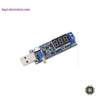 وحدة محول جهد رافع/خافض بشاشة عرض رقمية – USB إلى...