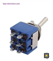 مفتاح تبديل ثلاثي الوضع – ON/OFF/ON Toggle Switch...