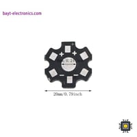 مشتت حراري LED – مناسب لـ 1W / 3W / 5W