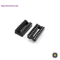 قاعدة شريحة 14 رجل - موصل IC Socket 14-Pin