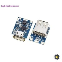 وحدة شحن بطاريات ليثيوم مع حماية ورفع جهد – 5V USB...
