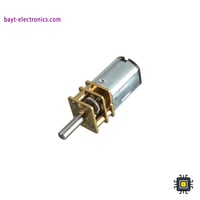 محرك تروس معدني صغير N20 بجهد 12V – سرعة 100RPM (P...