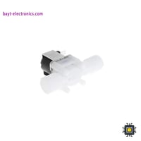 صمام ماء كهربائي 12V DC – مدخل/مخرج 1/2 بوصة (N/C)