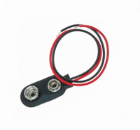 وصلة بطارية 9 فولت بأسلاك مفتوحة