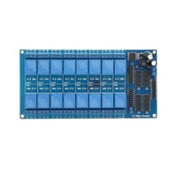 ريليه 16 قناة بجهد تشغيل 12 فولت – مع عزل ضوئي ومز...