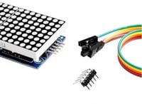 وحدة مصفوفة LED 1×4 تعمل بشريحة MAX7219 – شاشة عرض...