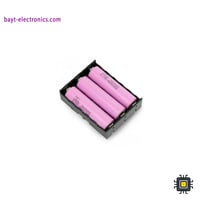 حامل بطاريات 3 × 18650 بدون غطاء – صندوق خلايا ليث...