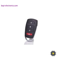 ريموت لاسلكي 315MHz بتشفير ABCD – زر D باللون الأح...